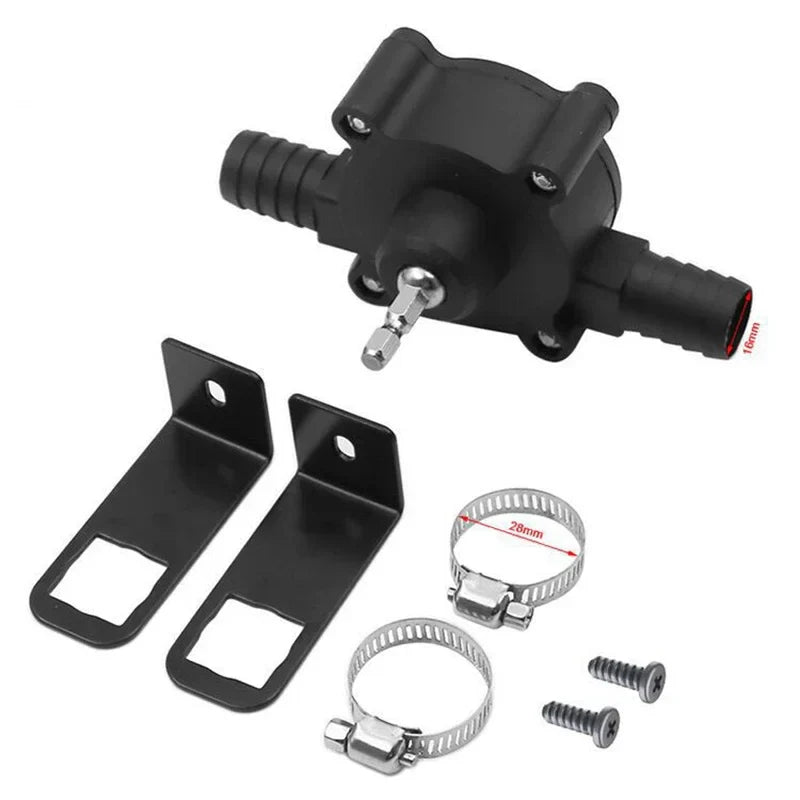 Portable self-priming pump