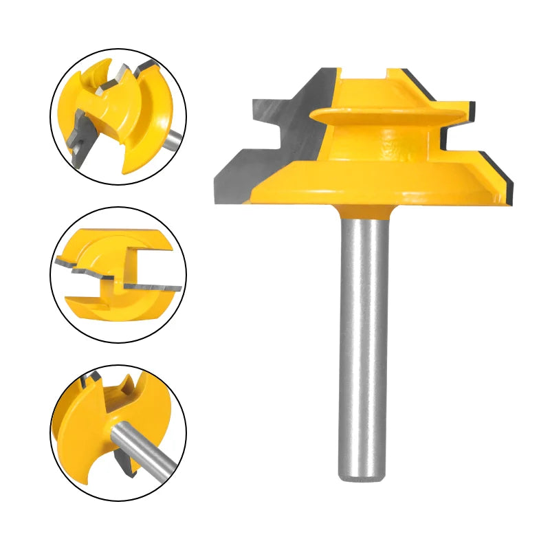 Router bit for 45º router