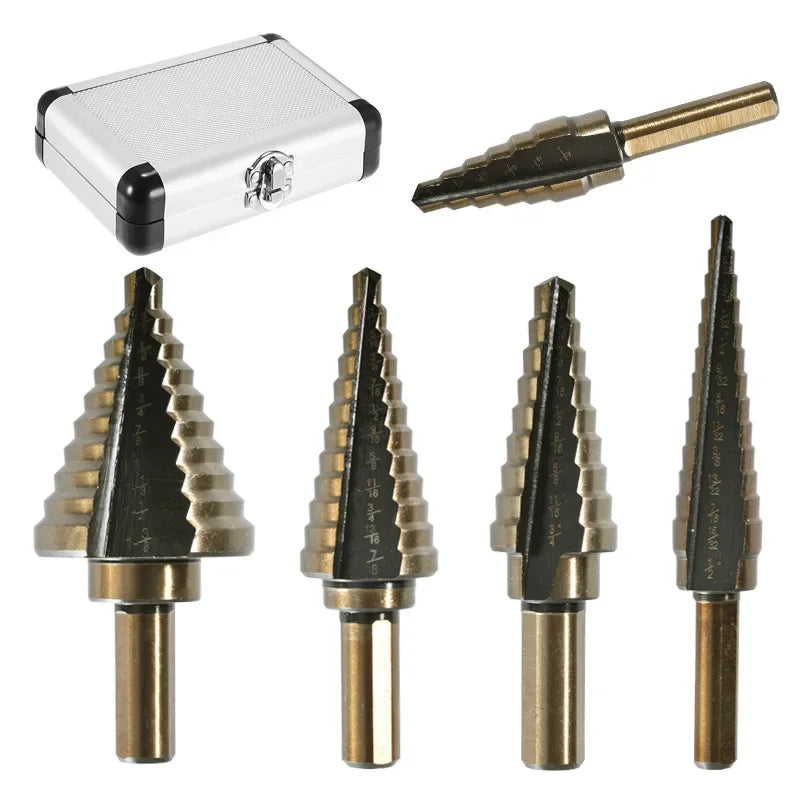 Step Drill Bit Set – High-Speed Steel HSS 4241