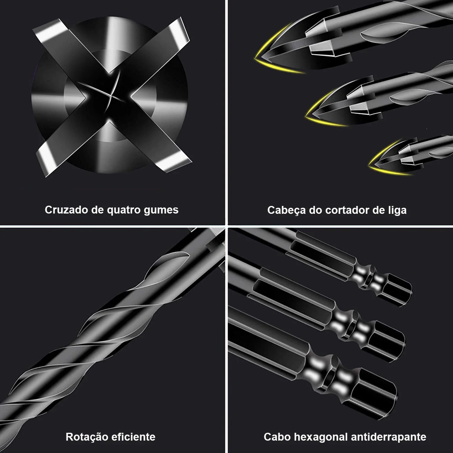 Drill Bit Kit for Porcelain and Ceramic Tiles