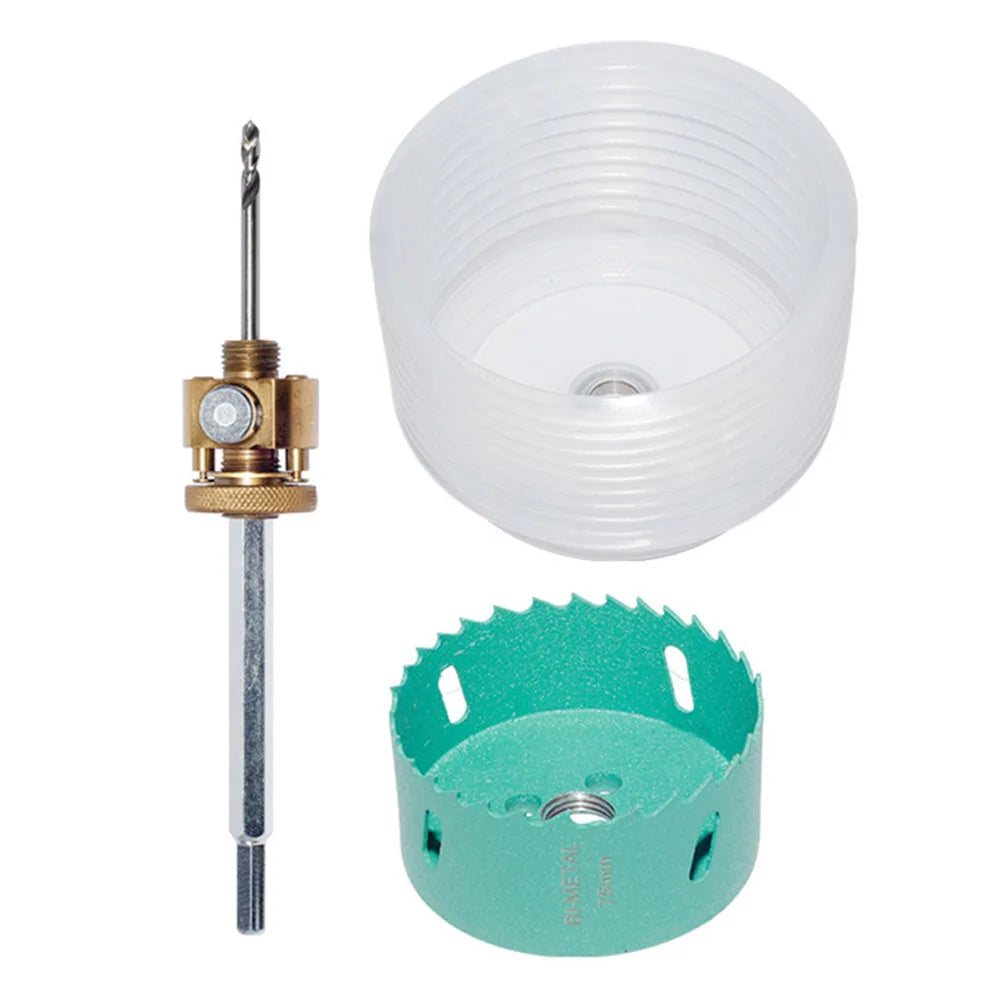 Hole Saw with Quick Release Shaft + Dust Collector