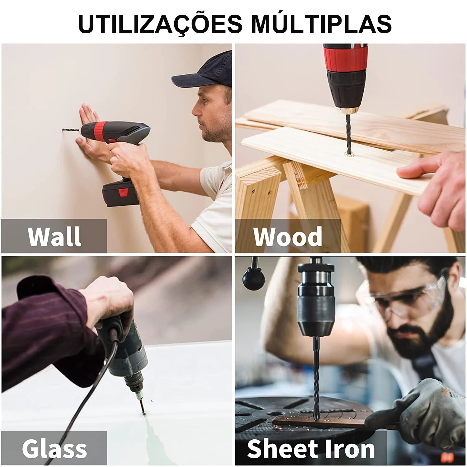 Drill Bit Kit for Porcelain and Ceramic Tiles