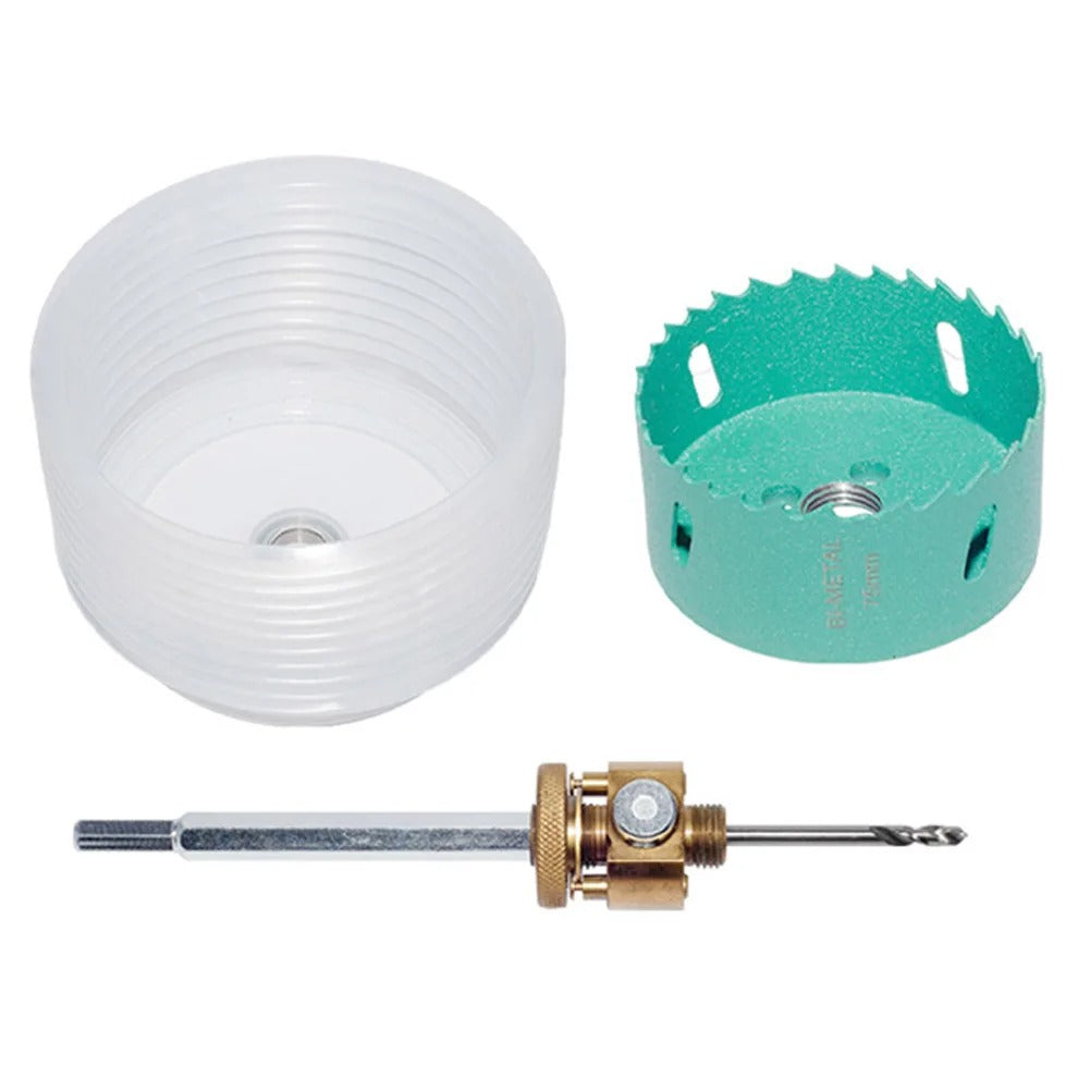 Hole Saw with Quick Release Shaft + Dust Collector