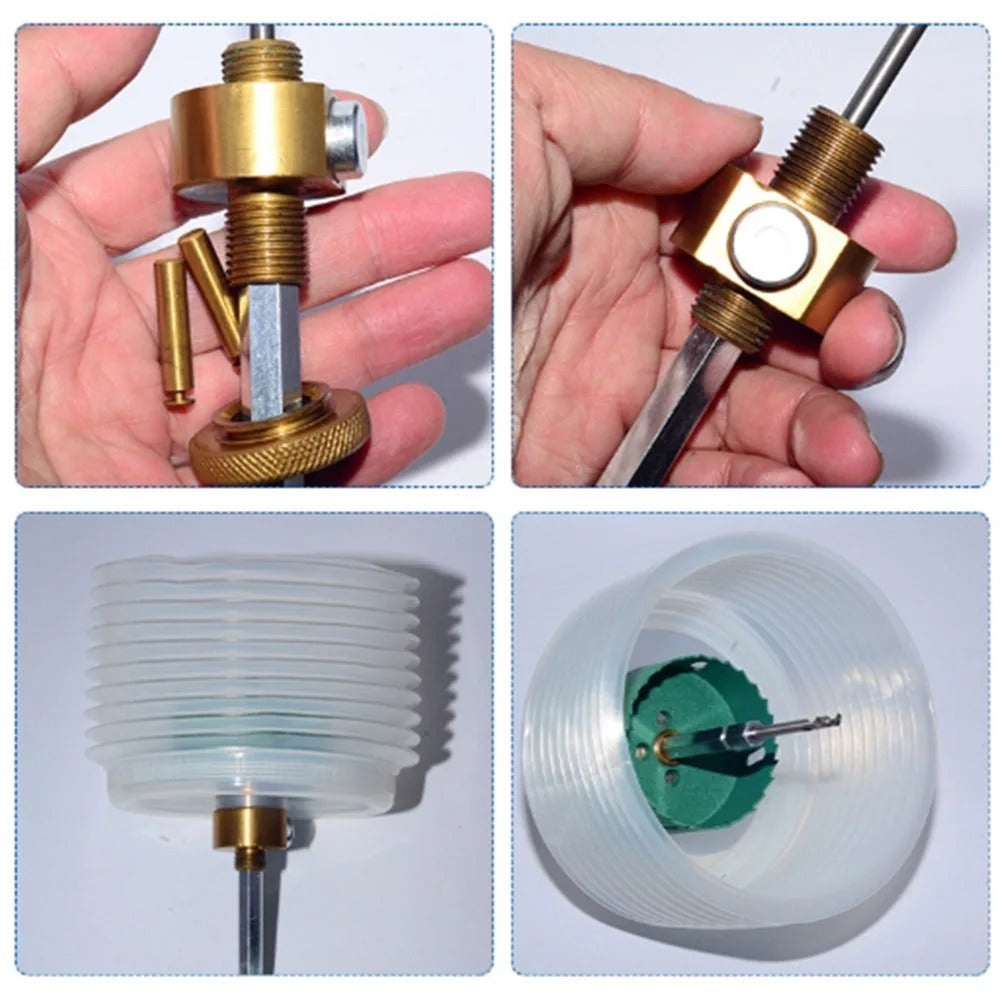 Hole Saw with Quick Release Shaft + Dust Collector