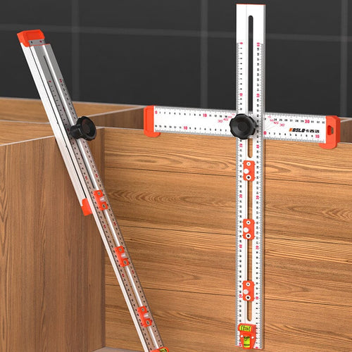 Precision Ruler with Drilling Template