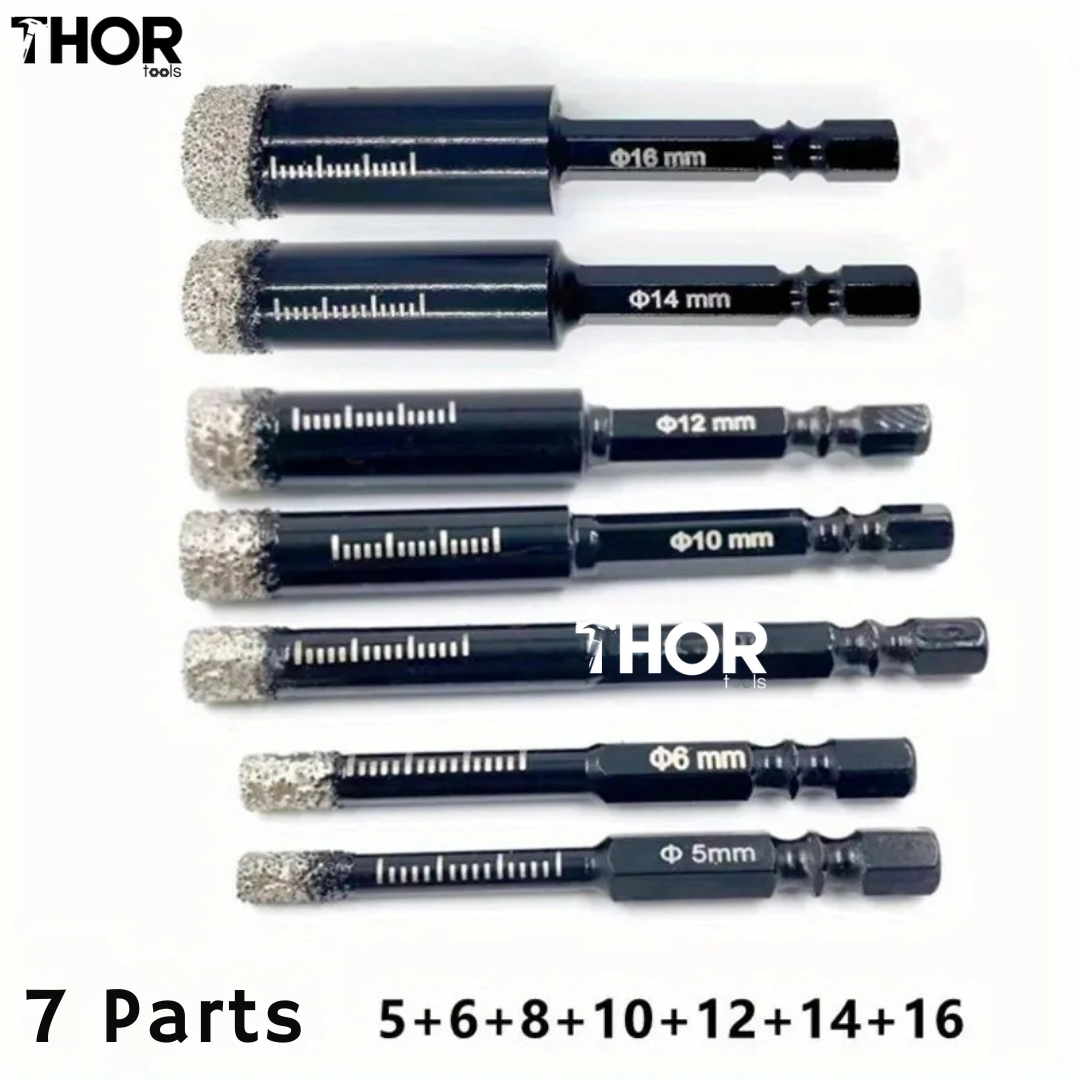 Drill bit for porcelain and ceramic tiles – Diamond coated