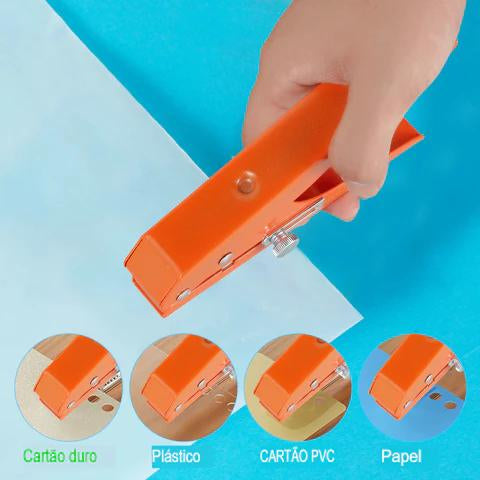 Kit de Alicate de Tapa Furo 8mm com Escareador Broca 3mm