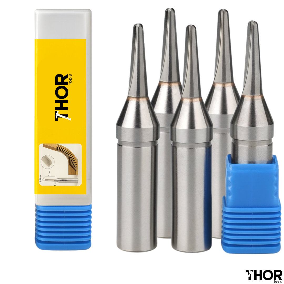 V-shaped router bit for bending MDF 1/2" (12.7mm)