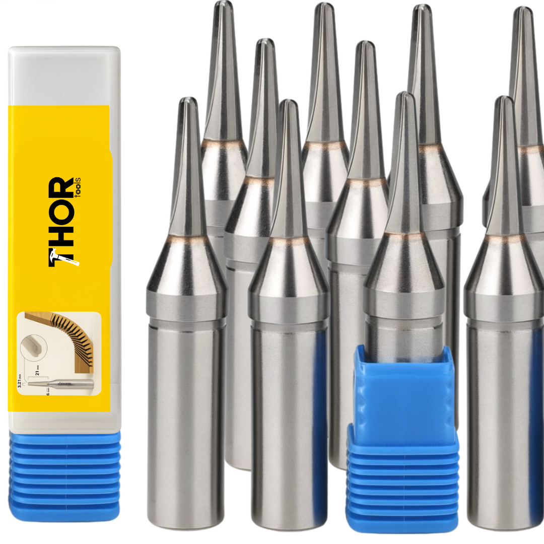 V-shaped router bit for bending MDF 1/2" (12.7mm)