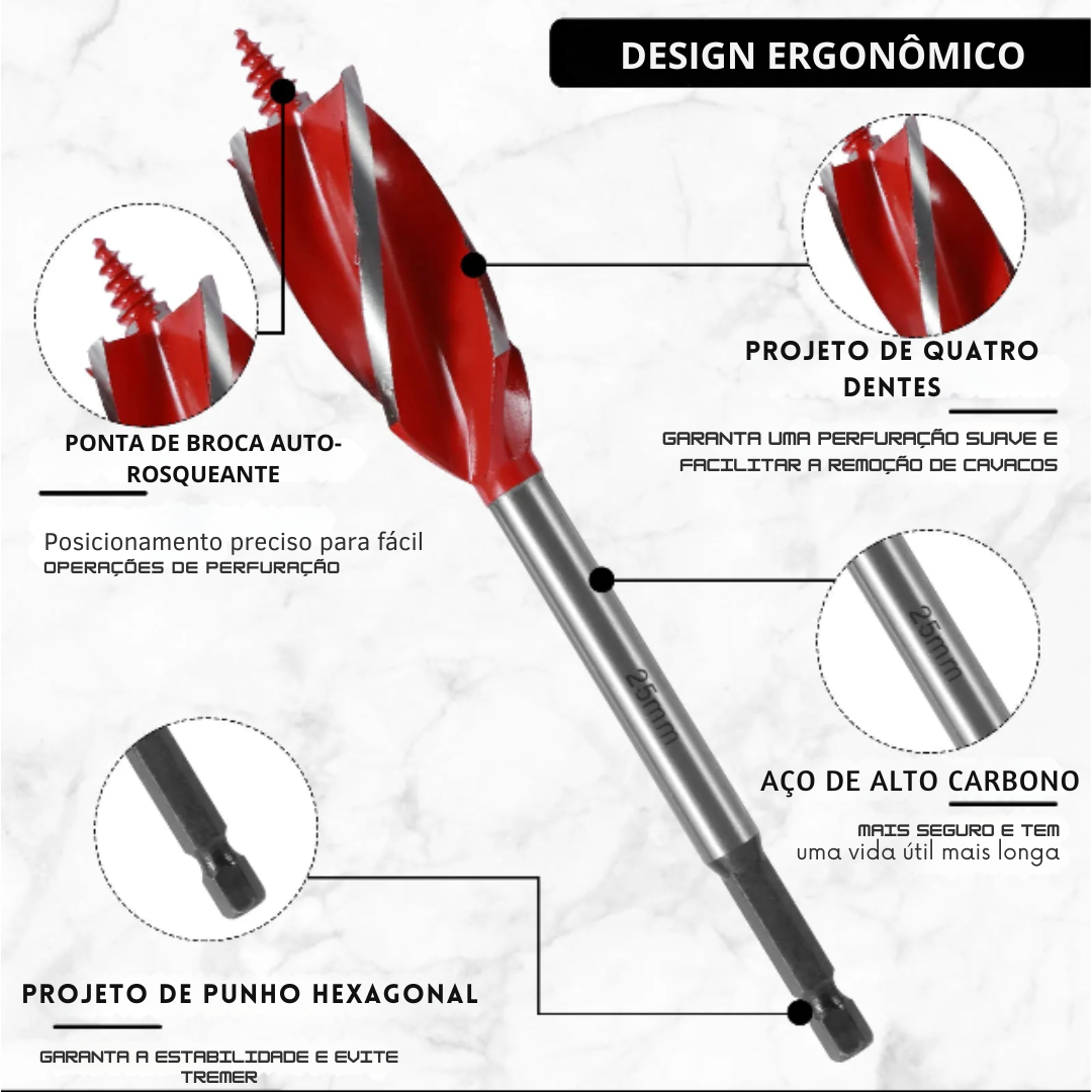 8-Piece Drill Bit Set