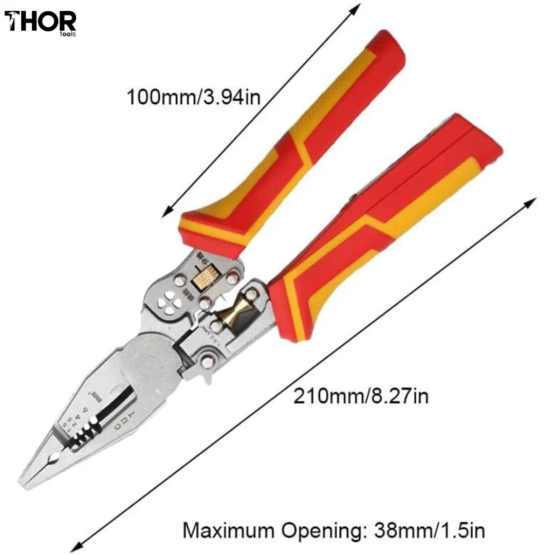 Wire Stripper Pliers (Voltage Tester)