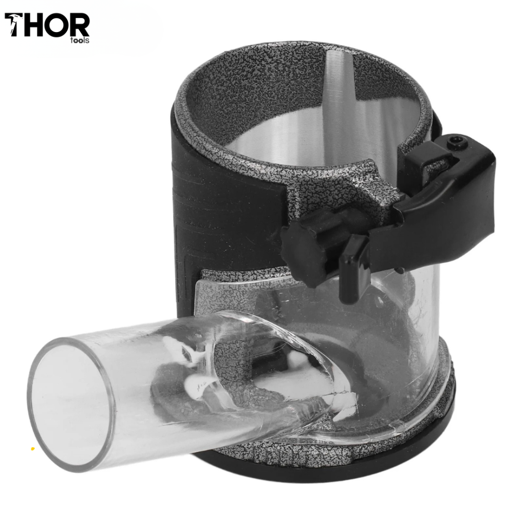 Aluminum Router Base with Dust Collector