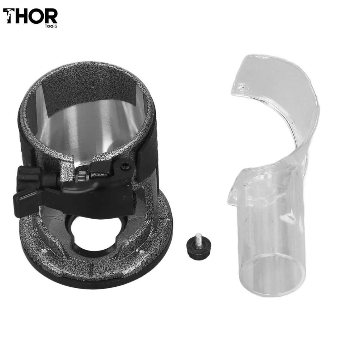 Aluminum Router Base with Dust Collector