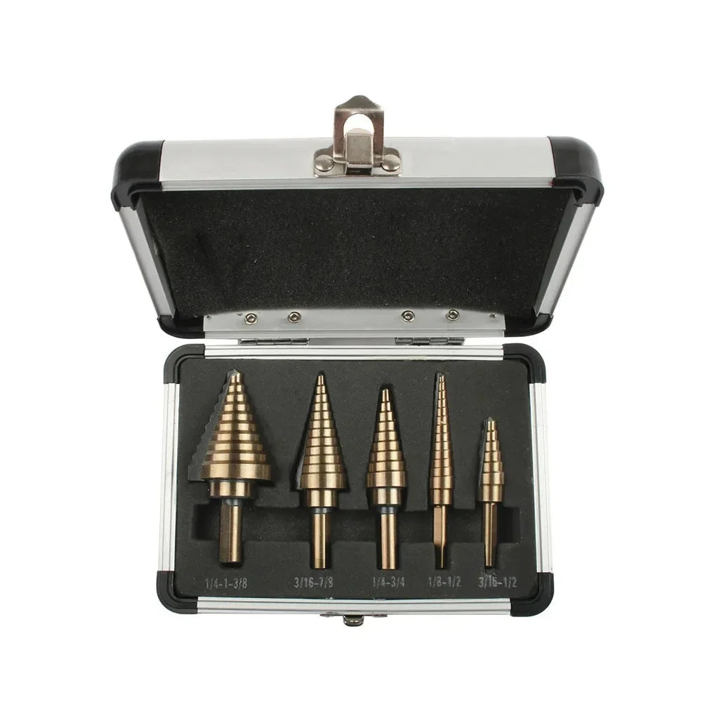 Step Drill Bit Set – High-Speed Steel HSS 4241