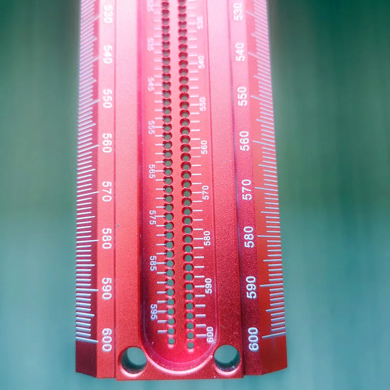 Aluminum ruler, precise square