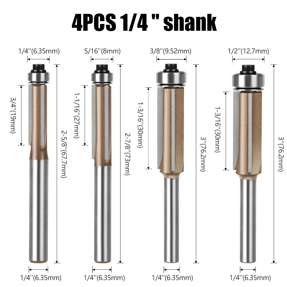 Straight Milling Cutter with Bearing
