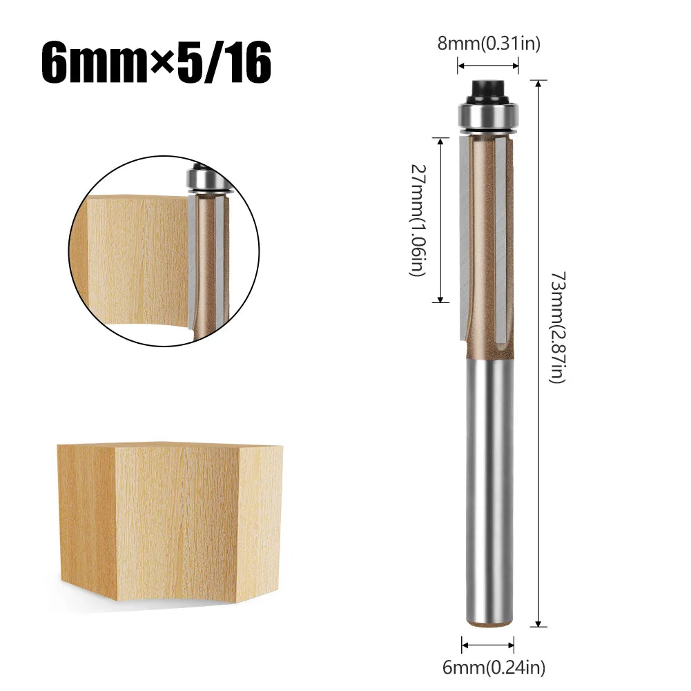 Straight Milling Cutter with Bearing