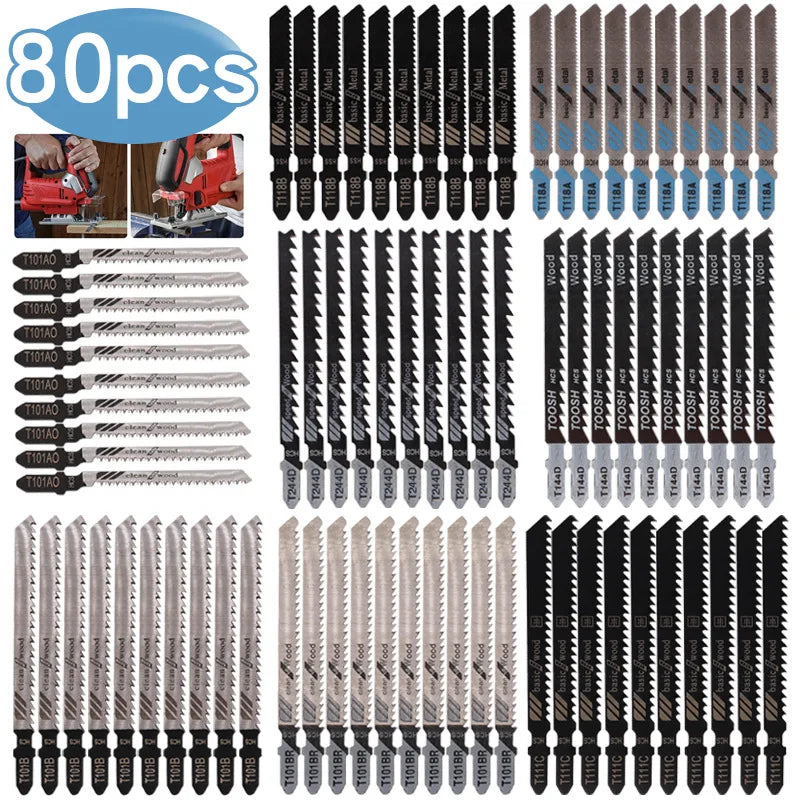 Jigsaw Saw Blades Kit (80 Pieces)