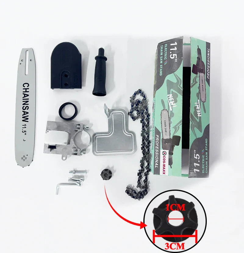 Versatile chainsaw adapter