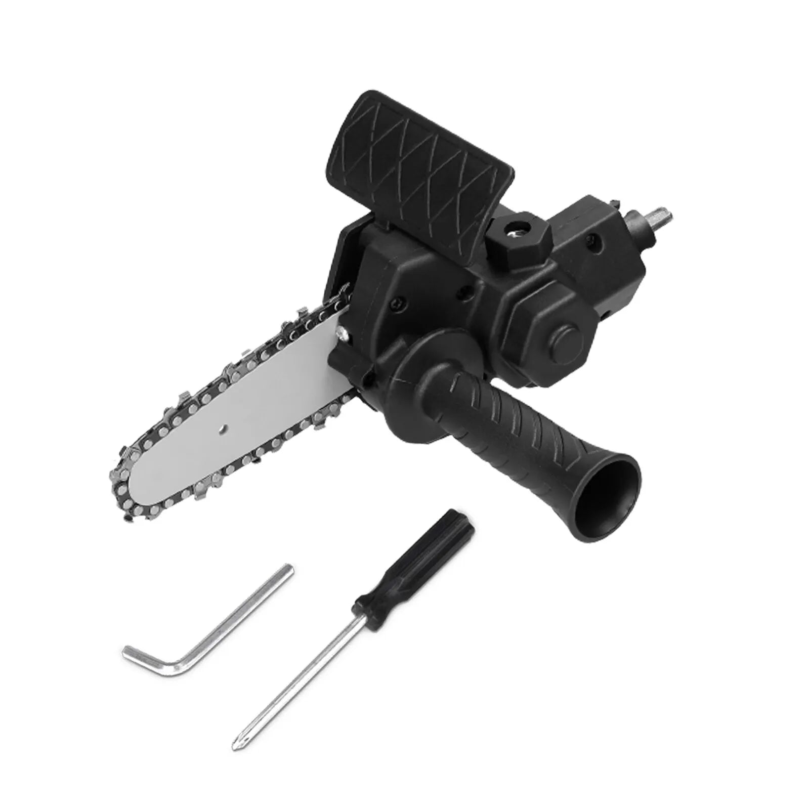 Chainsaw adapter for electric drill