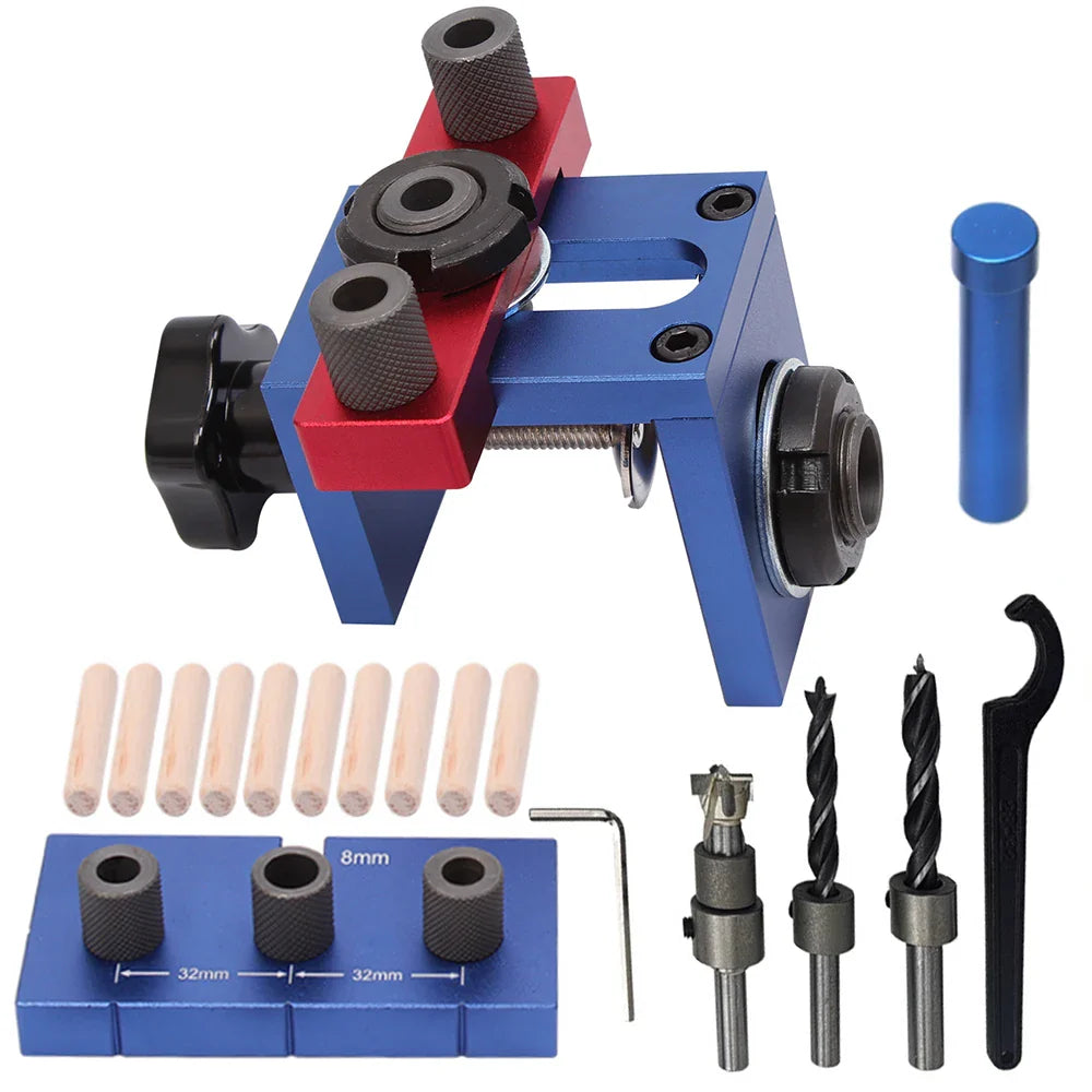 3-in-1 Dowel and Cam Lock Jig Kit