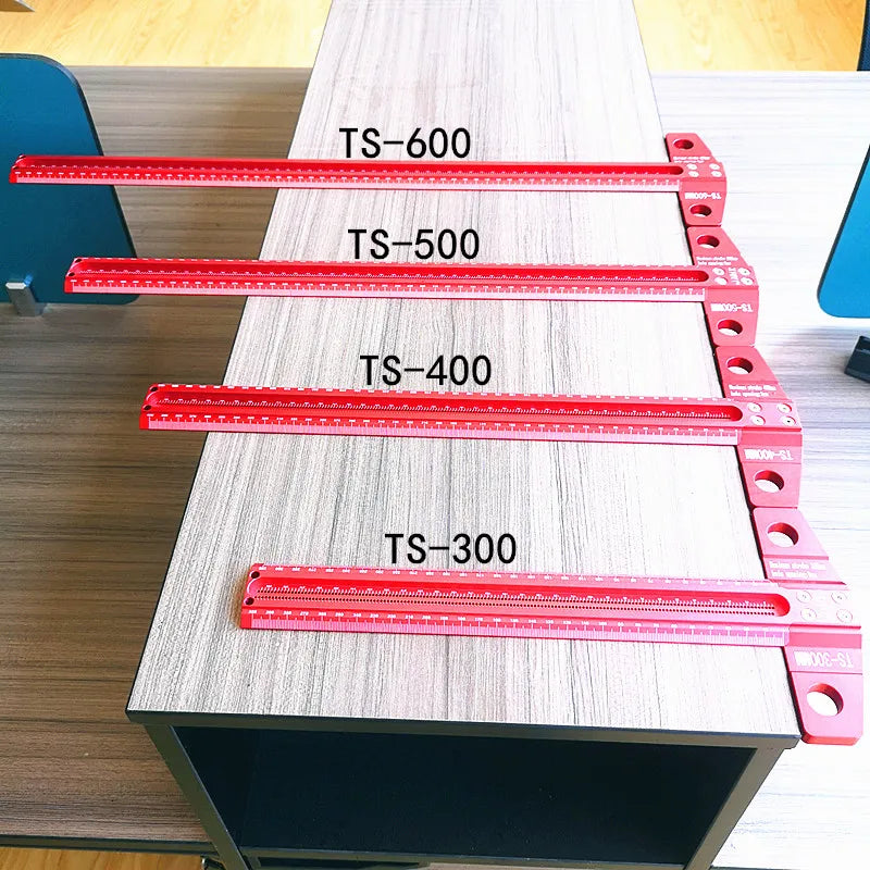Aluminum ruler, precise square