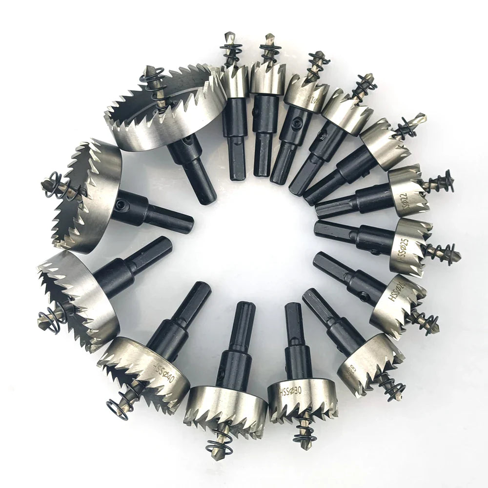 15-Piece Hole Saw Kit 15-53mm