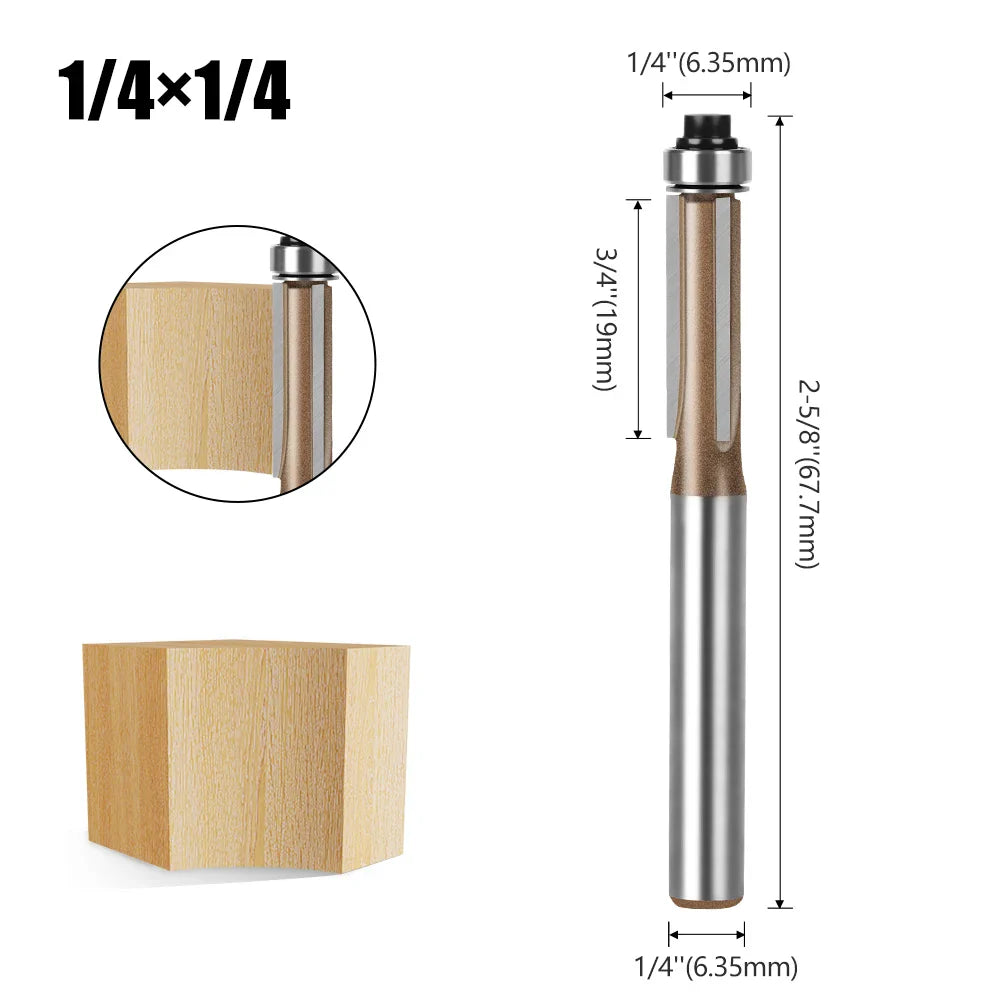 Straight Milling Cutter with Bearing