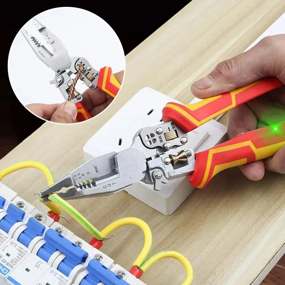 Wire Stripper Pliers (Voltage Tester)