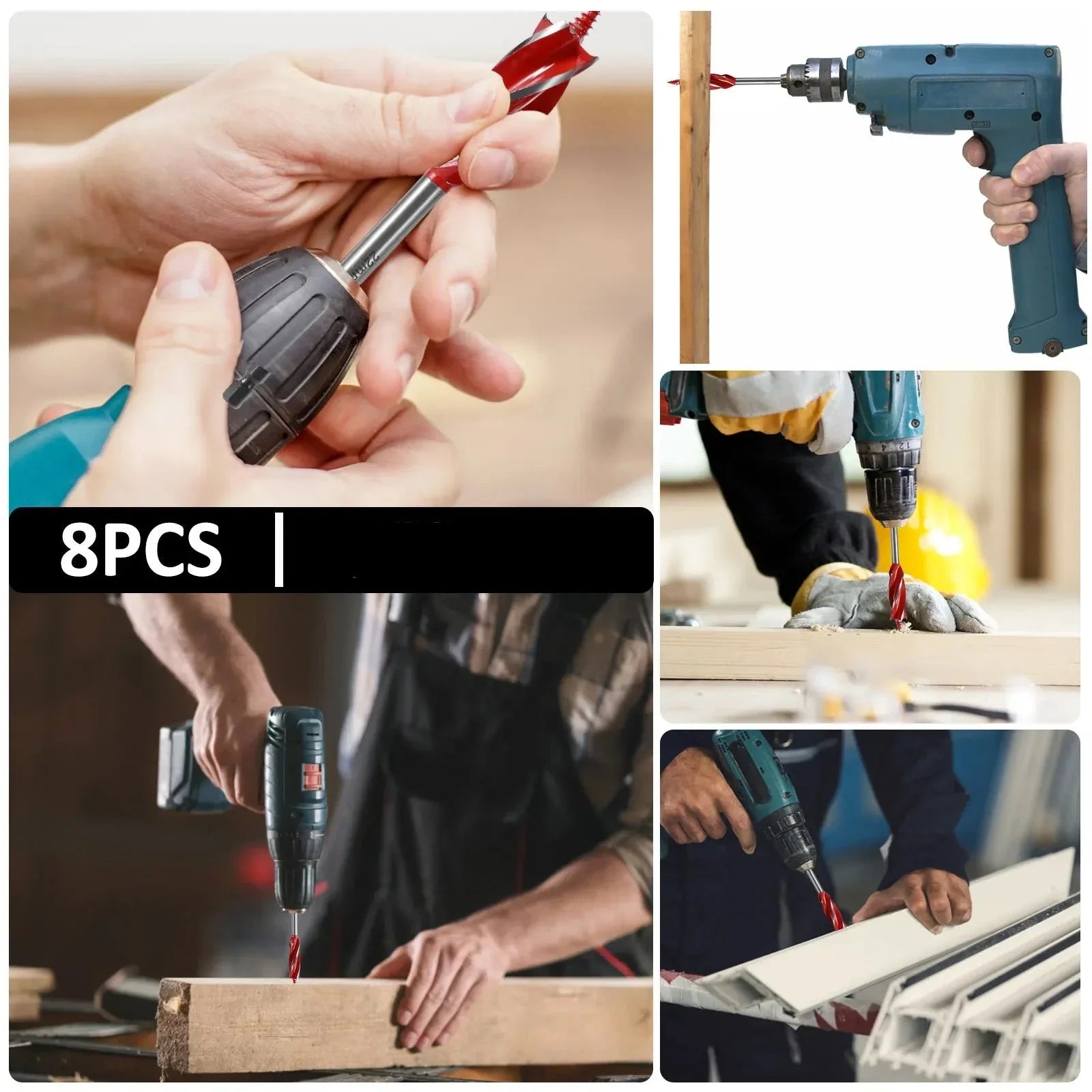 8-Piece Drill Bit Set