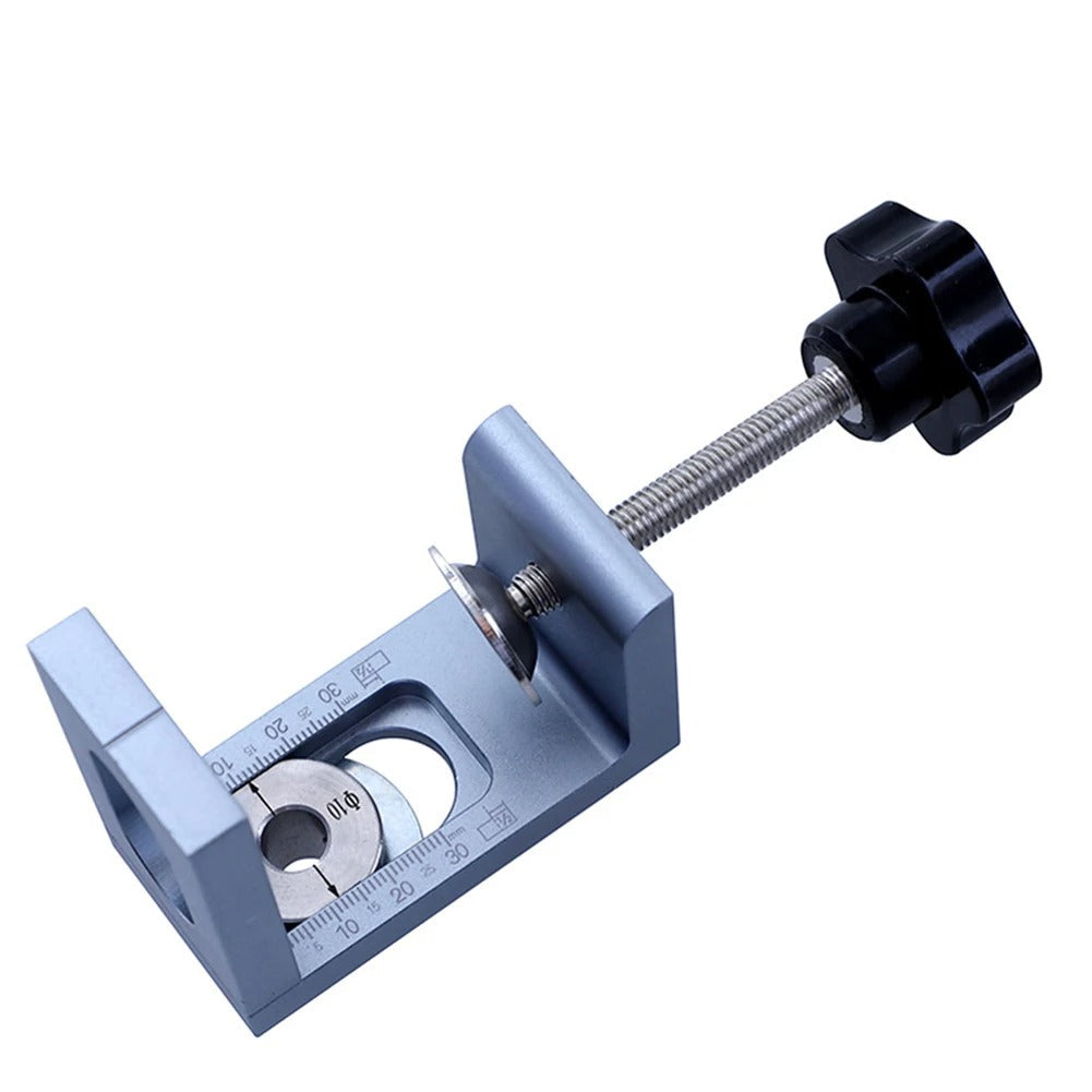 Drilling template for woodworking