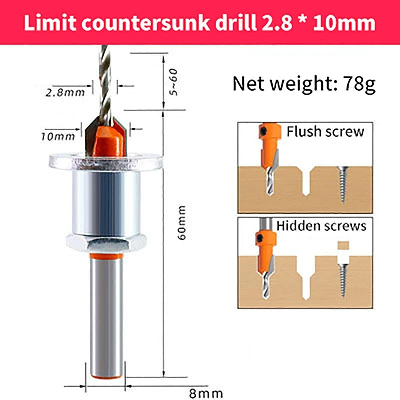 Countersink with 10mm Limiter